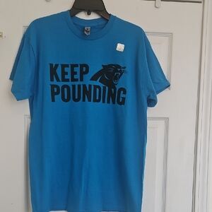 Gildan Blue 'Keep Pounding' Graphic Tee